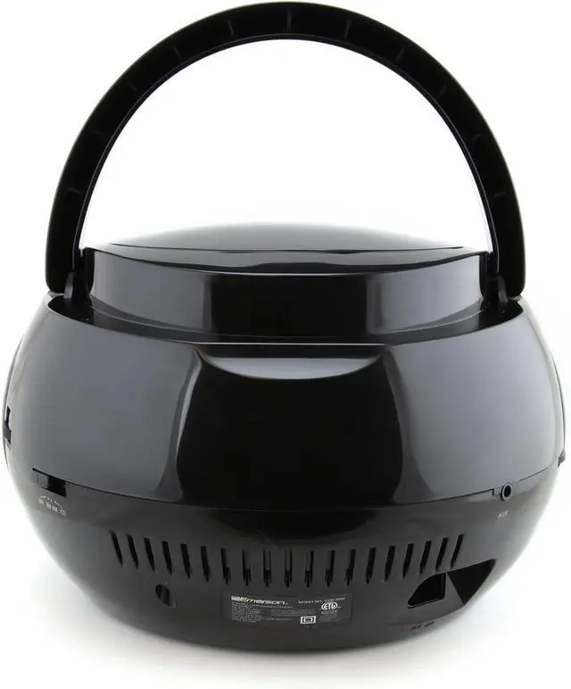 Alt view image 9 of 13 - Naxa NPB251BK Portable CD Player with AM/FM Radio (Black)