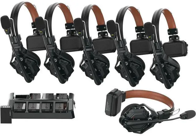 Main image of Hollyland Solidcom C1 Pro-6S Full-Duplex ENC Wireless Intercom System with 6 Headsets