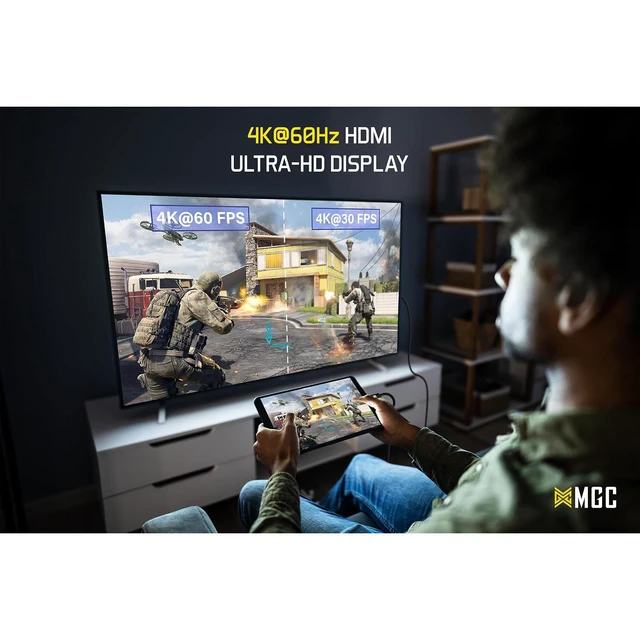 Alt view image 5 of 7 - MGC PingPro 7-in-1 USB-C Mobile Gaming Media Hub with 85W PD Power, Ethernet and HDMI Port