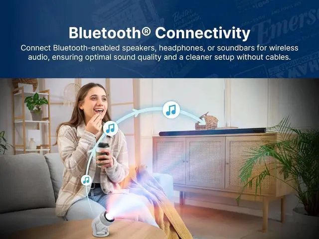 Alt view image 7 of 7 - Emerson EVP-3003 1080p HD 150" Home Theater WiFi & Bluetooth LCD Projector