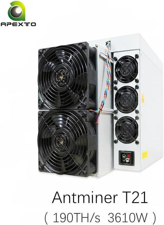 Main image of Bitmain Antminer T21 190TH/S 3610W Bitcoin Miner with Power Supply 3 Phase 380~415V
