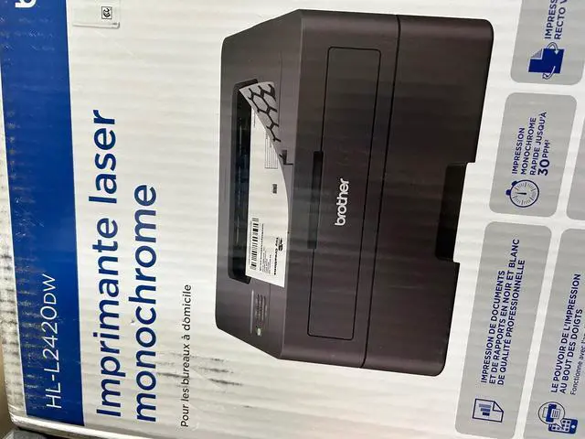 Alt view image 2 of 3 - Brother HL-L2420DW Wireless Compact Monochrome Laser Printer with Duplex, Mobile Printing