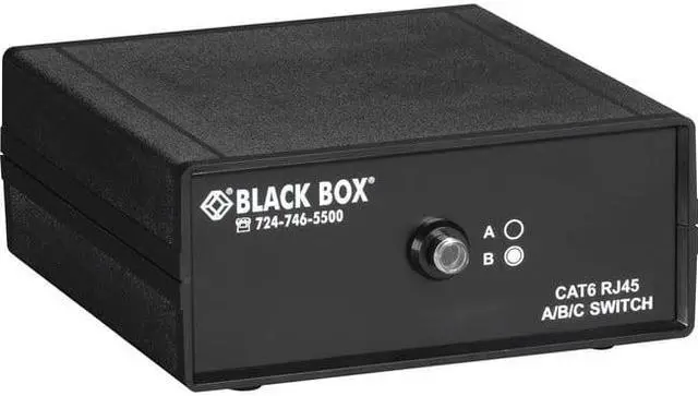 Alt view image 5 of 6 - Black Box SW1030A 10-GbE Manual Switch