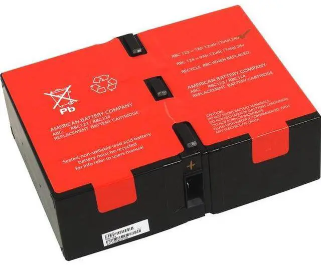 Alt view image 5 of 6 - American Battery APC RBC124 UPS Repacement Battery for APC UPS Units
