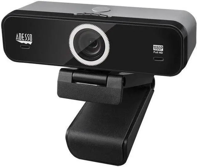 Alt view image 11 of 20 - Adesso CyberTrack K1 Webcam - 2.1 Megapixel - 30 fps - USB 2.0 - 1920 x 1080 Video - CMOS Sensor - Fixed Focus - Microphone - Monitor, Notebook, TV - Windows 10