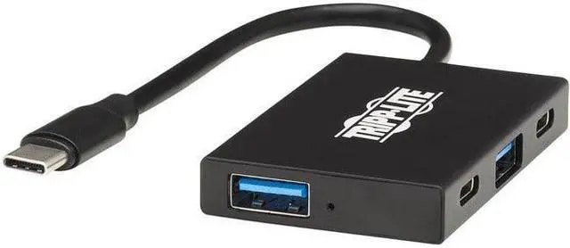 Alt view image 17 of 20 - Tripp Lite U460-004-2A2C-2 4-Port USBC Hub - USB 3.1 (3.1 Gen 2) Type C - External - 4 USB Port(s) - 4 USB 3.1 Port(s) - Mac, PC