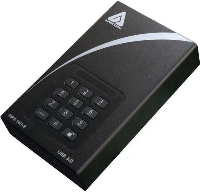 Alt view image 17 of 18 - Apricorn Aegis Padlock Dt Fips Adt-3Pl256f-4000 4 Tb Desktop Hard Drive - 3.5" External - Black
