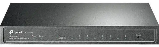Alt view image 14 of 20 - tp-link tl-sg2008 v3 | jetstream 8 port gigabit smart managed switch | omada sdn integrated | ipv6 | static routing | l2/l3/l4 qos, igmp & link aggregation |limited lifetime protec