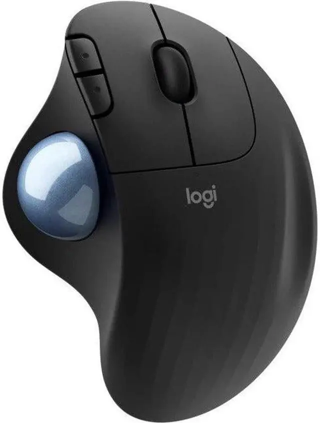 Alt view image 18 of 20 - Logitech ERGO M575 Wireless Trackball Mouse - Easy thumb control, precision and smooth tracking, ergonomic comfort design, for Windows, PC and Mac with Bluetooth and USB capabilities - Graphite