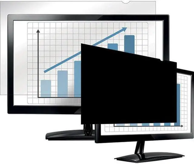 Alt view image 10 of 19 - Fellowes Blackout Privacy Filter, 23.8", Black 4816901