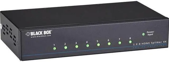 Alt view image 9 of 11 - Black Box VSP-HDMI1X8-4K 1x8 4K HDMI Splitter