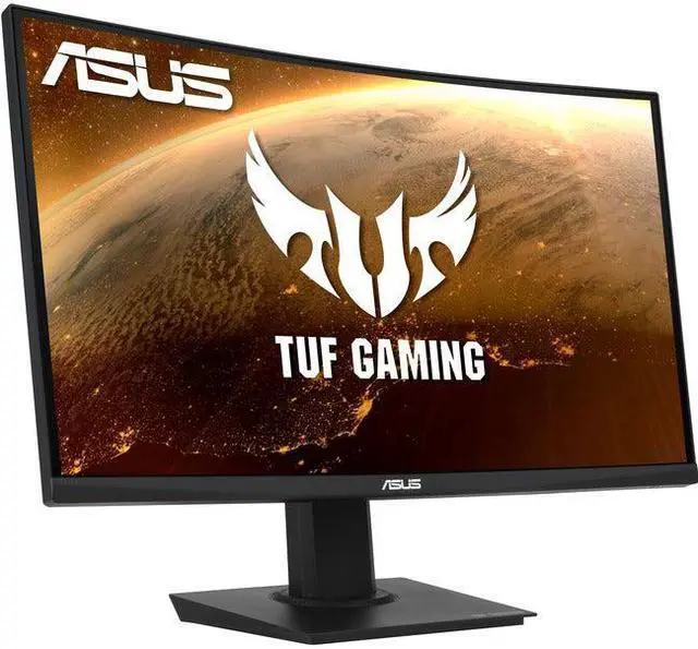 Alt view image 6 of 12 - ASUS TUF GAMING VG24VQE 23.6IN 1080P FULL HDASUS TUF Gaming VG24VQE 23.6 Curved Monitor, 1080P Full HD, 165Hz (Supports 144Hz), 1ms, Extreme Low Motion Blur, FreeSync Premium, Shadow Boost, Eye Care