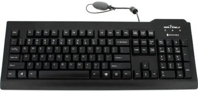 Alt view image 4 of 6 - SEAL SHIELD SSKSV208UK (QWERTY ISO UK) - MEDICAL GRADE KEYBOARD, WATERPROOF/DISHWASHER SAFE, PLASTIC ST
