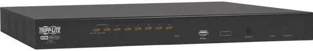 Alt view image 11 of 16 - Tripp Lite NetDirector 8-Port 1U Rack-Mount KVM Switch