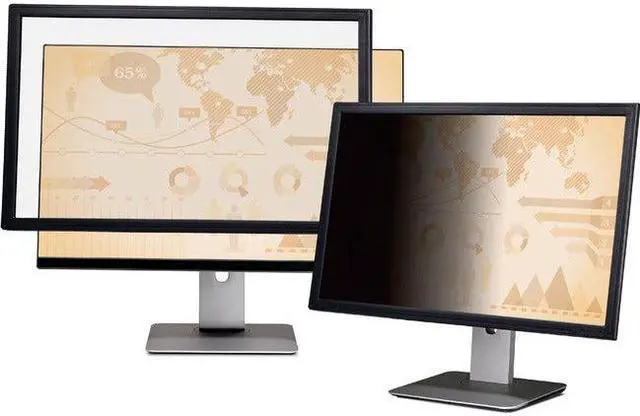Alt view image 8 of 11 - 3M Framed Privacy Filter for 22 in Monitor, 16:9, PF220W9F