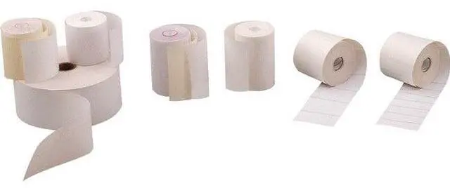 Alt view image 2 of 3 - Star Micronics 37963930 Receipt Paper for TSP800II Series Printers, 112mm Width, 328 ft Length, Blue Core, 1 Case (12 Rolls) - TRF112-D100-C17 12Pk