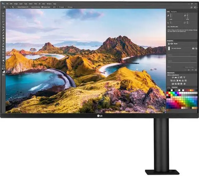 Alt view image 13 of 19 - LG Ultrafine 31.5" 4K Uhd Led LCD Monitor - 16:9 - Textured Black