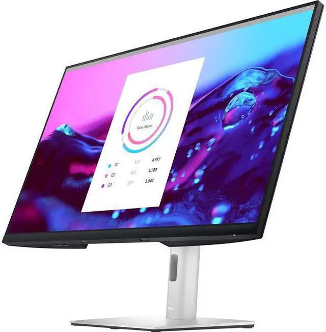 Alt view image 11 of 13 - Dell 32" (31.5" Viewable) 60 Hz IPS UHD IPS Monitor 8 ms (normal); 5 ms (fast) HDMI, DisplayPort, USB, RJ45 P3222QE