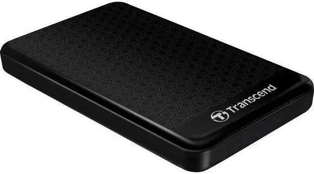 Alt view image 6 of 12 - Transcend StoreJet 25A3 2 TB Portable Hard Drive - 2.5" External - SATA - Black