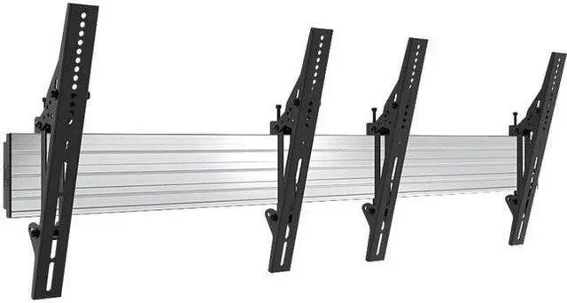 Alt view image 2 of 4 - atdec ADBS-2X1-12TW 2x1 Wall Menu Board Mount