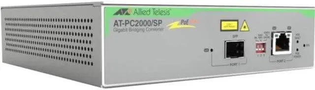 Alt view image 4 of 11 - Allied Telesis PoE+ to SFP Switching Media Converter