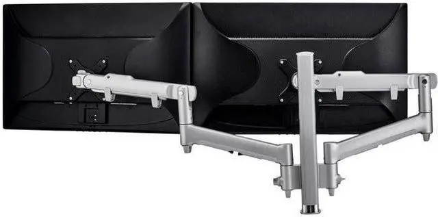Alt view image 3 of 7 - atdec AWMS-2-D40-F-S Dual 618mm Dynamic Arms on 400mm Post