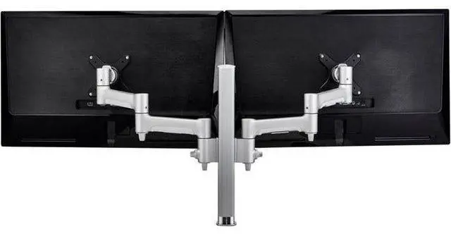 Alt view image 8 of 8 - Atdec Awm Dual Monitor Desk Mount. Flat And Curved Up To 32In - Vesa 75 X 75 100 X 100