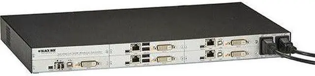 Alt view image 2 of 7 - Black Box 6-Port DKM Modular Card Chasis with Redundant Power Option and Backplane