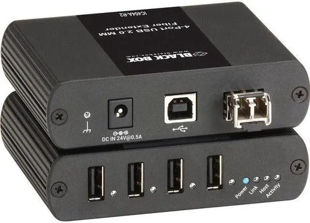 Alt view image 4 of 6 - Black Box Network Services Usb 2.0 Extender 4 Port Mm