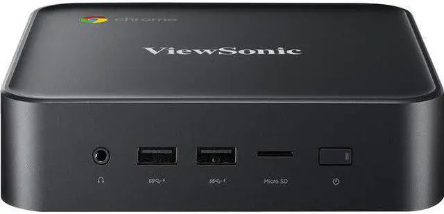 Alt view image 9 of 16 - Viewsonic NMP760 Chromebox - Intel Celeron 5205U Dual-core (2 Core) 1.90 GHz - 8 GB RAM DDR4 SDRAM - 64 GB Flash Memory Capacity - Intel Chip - Chrome OS - Intel UHD Graphics DDR4 SDRAM - IEEE 802.11a