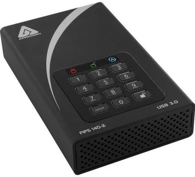 Alt view image 18 of 20 - Apricorn Aegis Padlock DT 10TB USB 3.0 Encrypted Desktop Drive