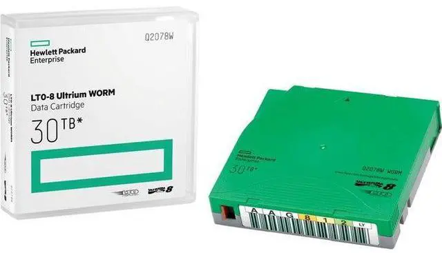 Alt view image 10 of 13 - HP Q2078W 30 TB LTO Ultrium 8 WORM Data Cartridge 1 Pack