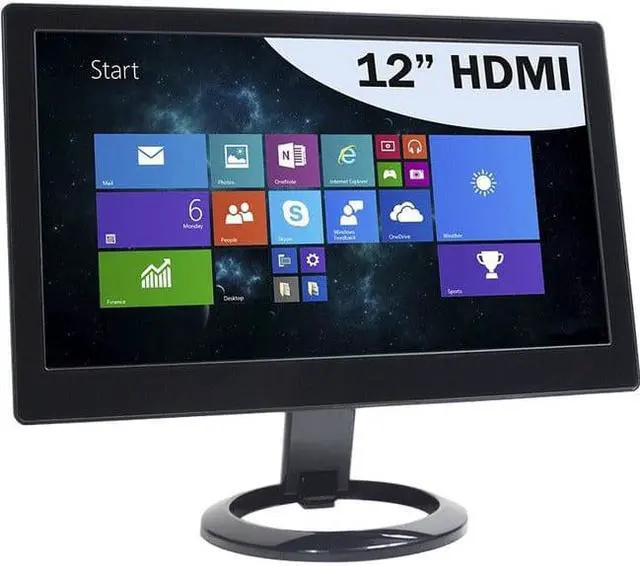 Alt view image 6 of 6 - DoubleSight Displays DS-12H 12" LCD HDMI Monitor - TAA Compliant - 1366 x 768 - WXGA - 250 Nit - Micro HDMI - Black - Portable No Video Card Required PC/MAC