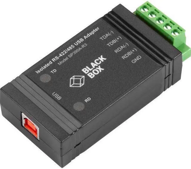 Alt view image 7 of 10 - Black Box USB to RS422-485 Converter with Opto-Isolation