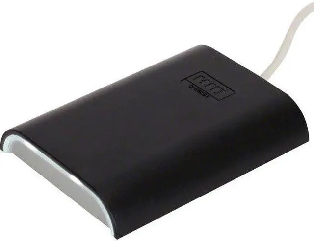 Alt view image 4 of 6 - HID Omnikey 5427 Contactless Smart Card Reader, Gen 2, USB 2.0, Removable Card Retainer, Dual Freq Read, Native CCID - R54270101