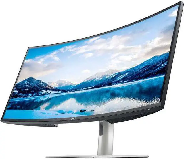 Alt view image 7 of 20 - New Dell U3421WE 34" 60 Hz WQHD IPS Curved Monitor 5 ms Response Time 300 cd/m² Brightness 2000:1 Contrast Ratio Height Adjustable and Tilt, Swivel HDMI DisplayPort