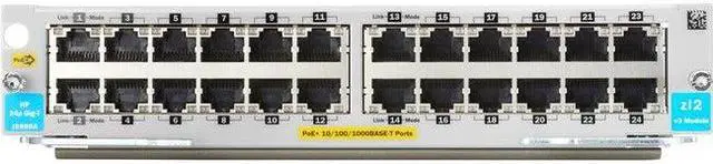 Alt view image 12 of 12 - Hpe 5400R 24-Port 10/100/1000Base-T Poe+ With Macsec V3 Zl2 Module