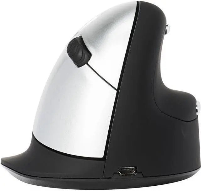 Alt view image 10 of 11 - Ergoguys - RGOHELAWL - R-Go Tools Wireless Vertical Ergonomic Mouse, Large, Right Hand, Black - Laser - Wireless - Black