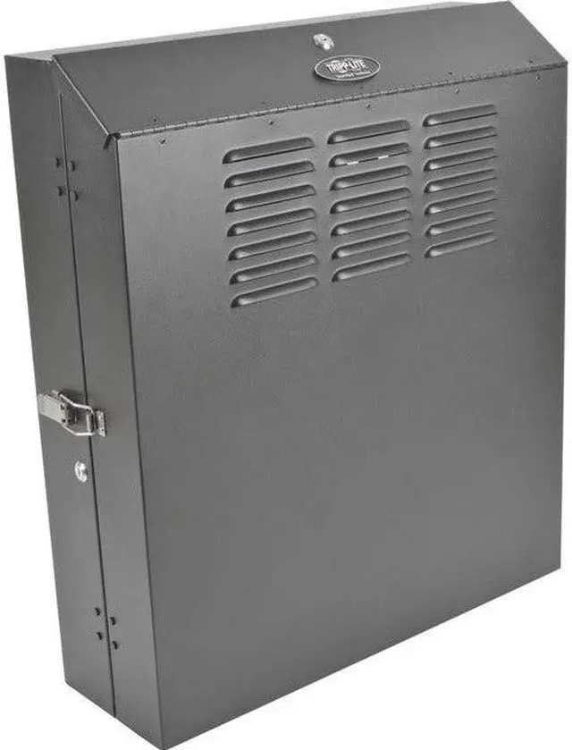 Alt view image 17 of 19 - Tripp Lite SmartRack 4U Low-Profile Vertical-Mount Switch-Depth Wall-Mount Rack Enclosure Cabinet