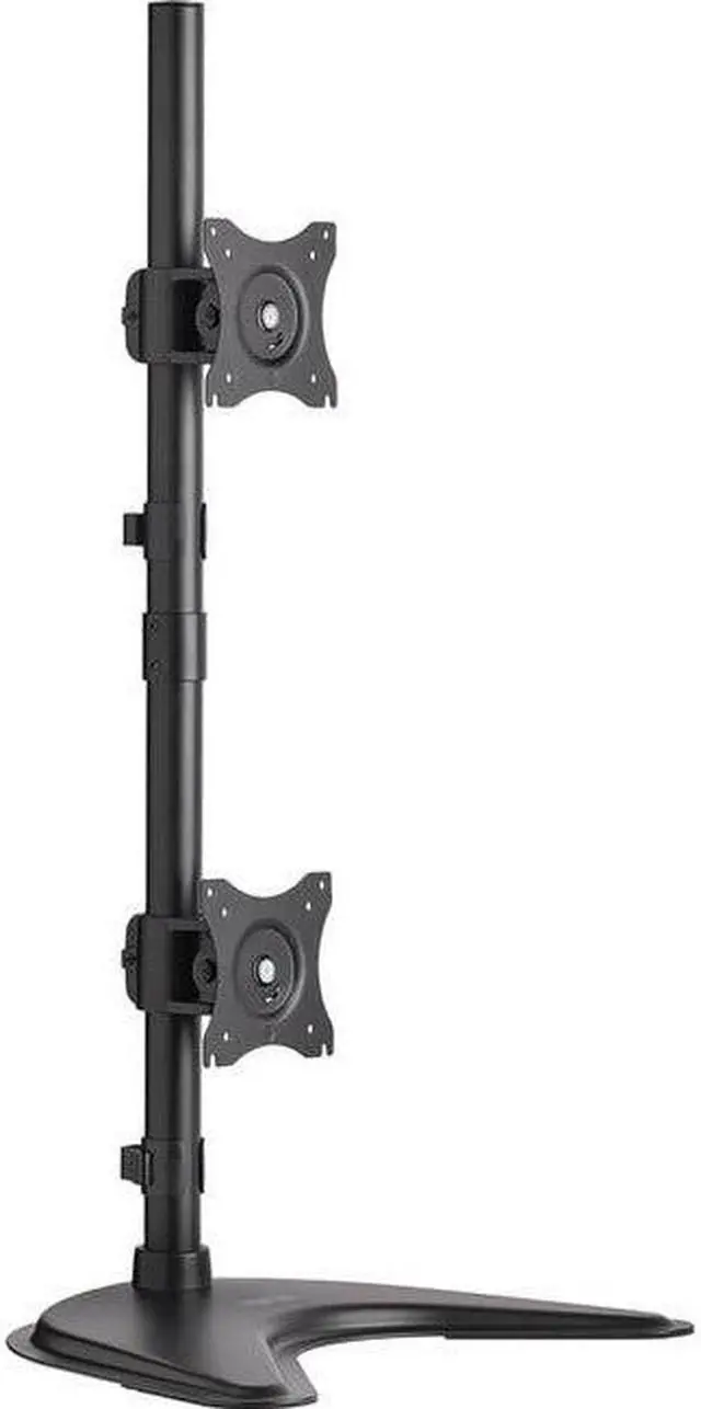 Alt view image 12 of 20 - Tripp Lite Dual Vertical Flat-Screen Desk Stand/Clamp Mount, 15" to 27" Displays