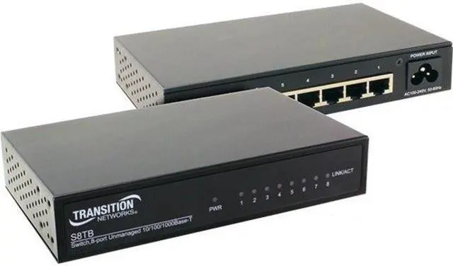 Alt view image 13 of 15 - Transition Networks Unmanaged Switch