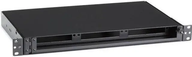 Alt view image 9 of 17 - Black Box Rackmount Fiber Shelf, 1U, 3-Adapter Panel