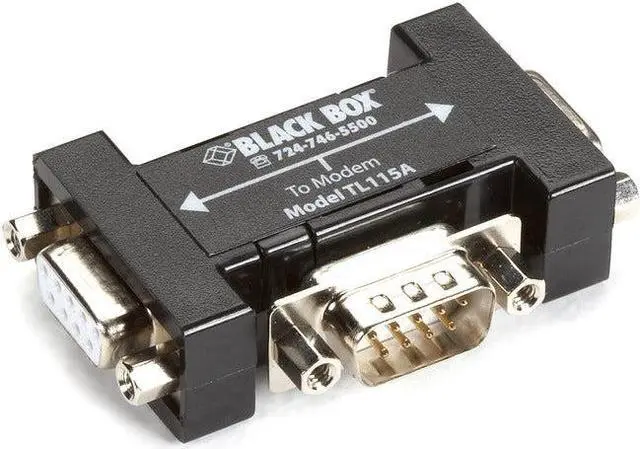 Alt view image 4 of 5 - Black Box TL115A 2-Port Rs232 Db9 Passive Splitt Er