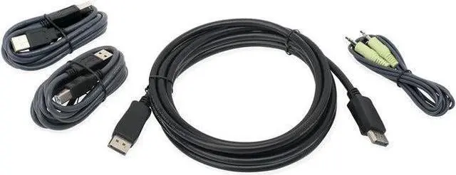 Alt view image 7 of 11 - Iogear 10 Ft. Displayport Usb Kvm Cable Kit With Audio (Taa)