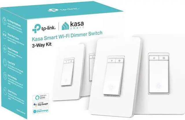 Alt view image 5 of 12 - TP-Link Kasa Smart 3 way dimmer switch Model KS230KIT