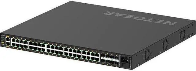 Alt view image 8 of 10 - NETGEAR 40x1G PoE+ 480W and 8xSFP Managed Switch | AV Line M4250-40G8F-PoE+, GSM4248P
