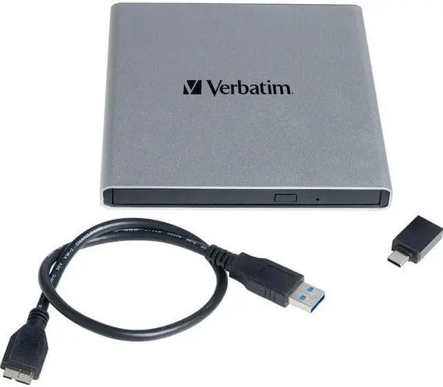 Alt view image 7 of 20 - External USB 3.2 All-in-One Optical Writer 6X Blu-ray/24X CD/8X DVD Write Speed 7109443890