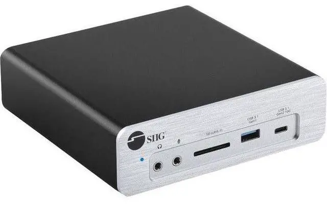 Alt view image 18 of 19 - SIIG AC JUDK0K11S1 Thunderbolt3 DP14 Docking Station w Dual M2 NVMe SSDPD