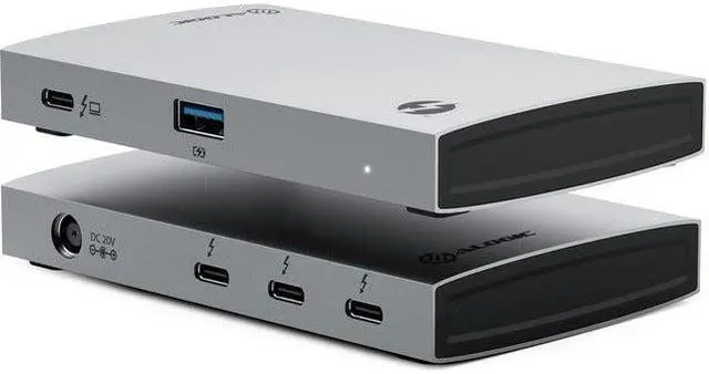 Alt view image 10 of 17 - Alogic Thunderbolt 4 BLAZE Hub - for Notebook/Desktop PC/Hard Drive/Monitor - Thunderbolt 4 - 2 Displays Supported - 4K - 3840 x 2160 - 1 x USB Type-A Ports - USB Type-A - 3 x USB Type-C Ports - USB T