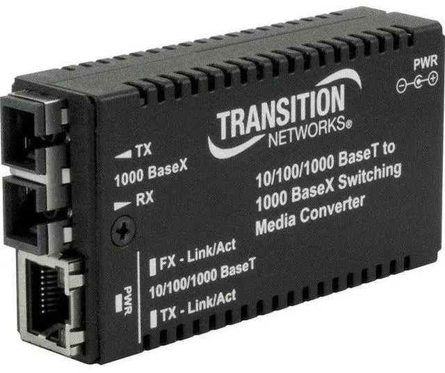 Alt view image 7 of 10 - Transition Networks Mini Gigabit Ethernet Media Converter